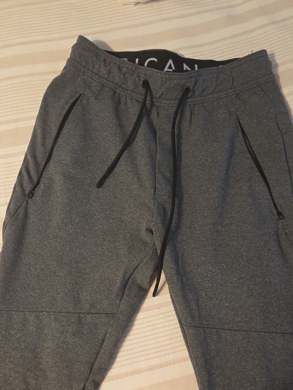American Eagle Outfitters Men's Charcoal Gray Jogger Sweatpants
